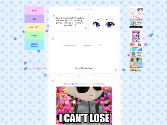blog screenshot