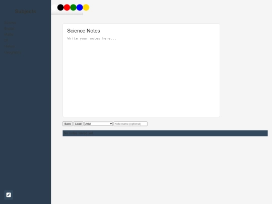 index screenshot