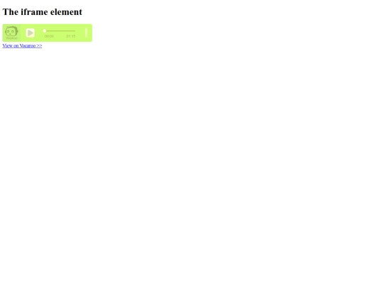 audio screenshot