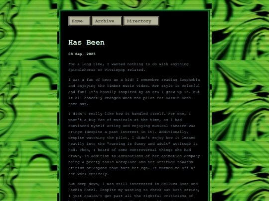posts/2025-09-08-Has-Been screenshot