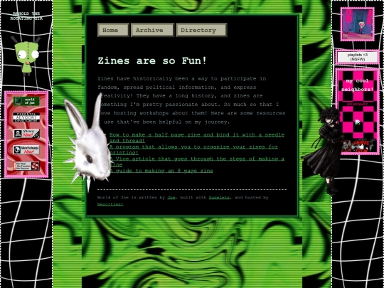 zines screenshot