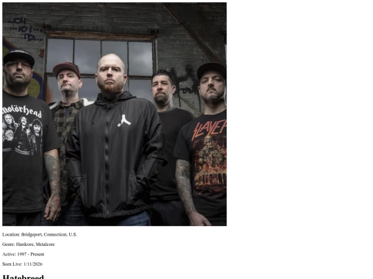 topsix/hatebreed screenshot