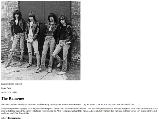 topsix/ramones screenshot