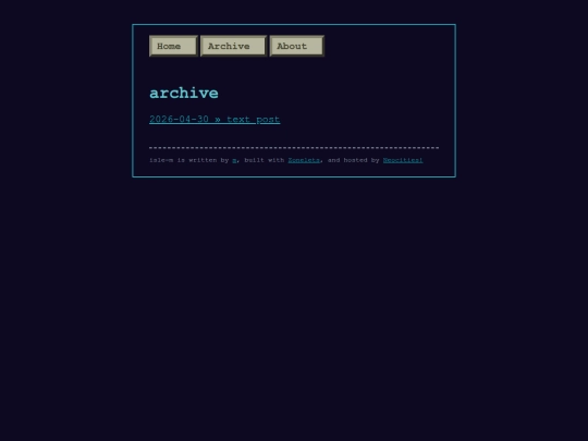 archive screenshot