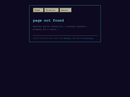 not_found screenshot