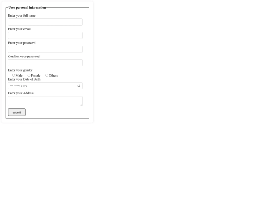 Proyecto transversal/form screenshot