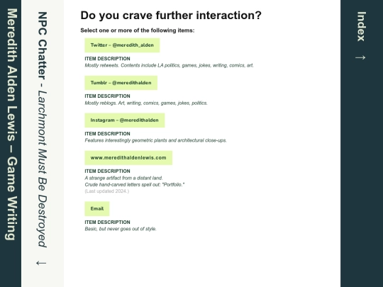 contact screenshot