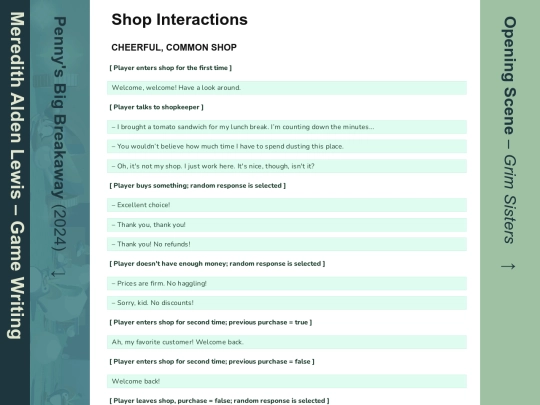 shopinteraction screenshot