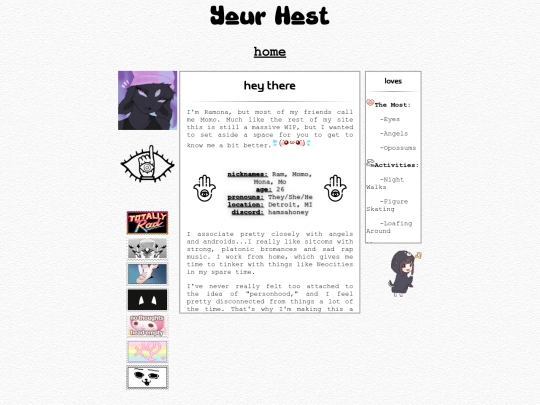HTML/AboutMe screenshot