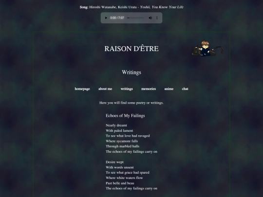 writings screenshot