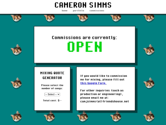 commissions screenshot