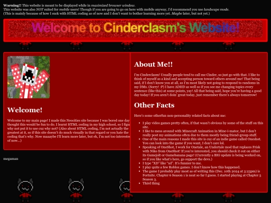 testpage screenshot