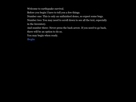 Disaster management screenshot