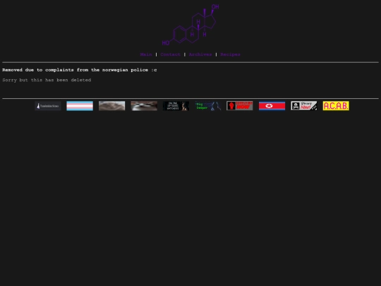 Recipes/Methamphetamine screenshot
