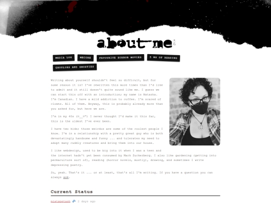 aboutme screenshot