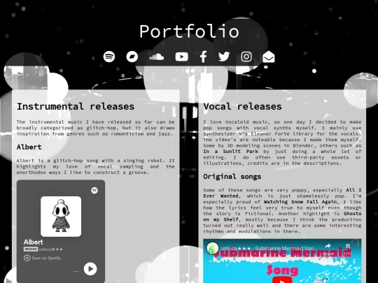 portfolio screenshot