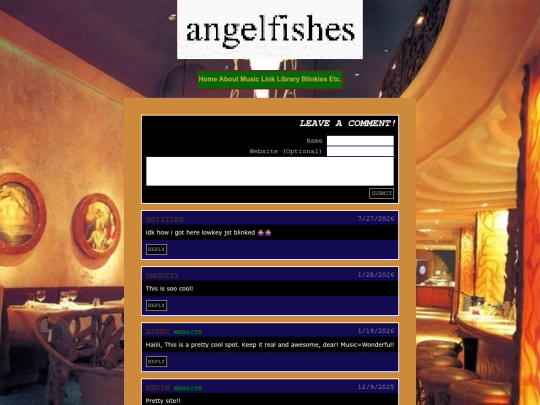guestbook screenshot