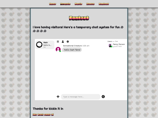 contact screenshot