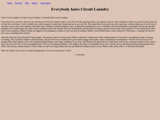 blog/laundry screenshot