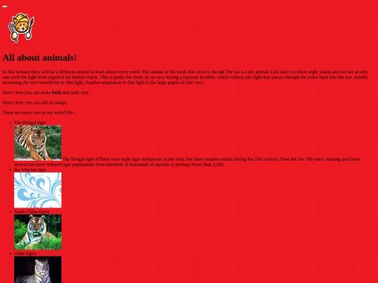Animals screenshot