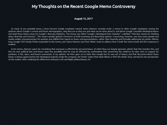 GoogleMemo screenshot