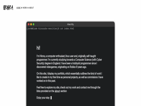 index screenshot