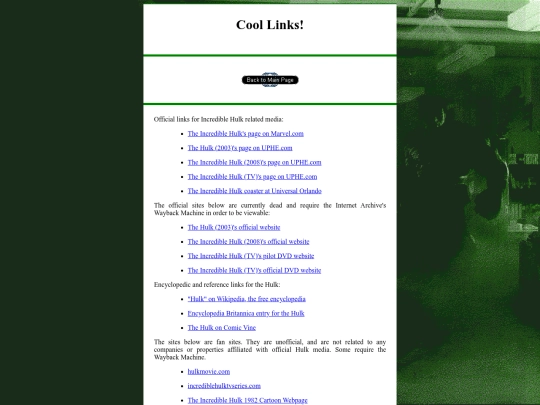 links screenshot