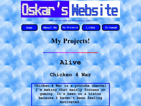 archives/my-projects screenshot