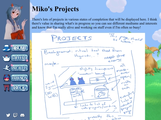 Projects screenshot