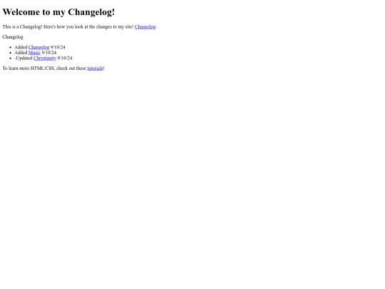 Changelot screenshot