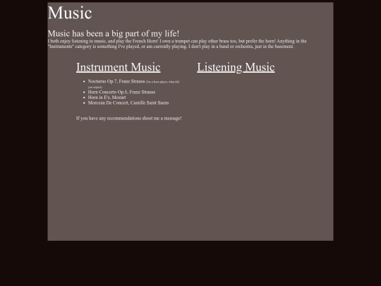 Music screenshot