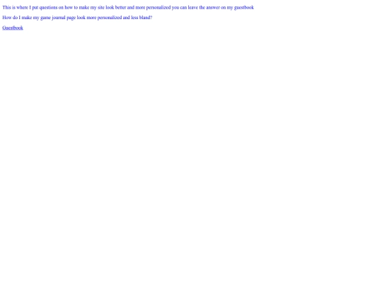 questions screenshot