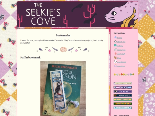 art/bookmarks screenshot