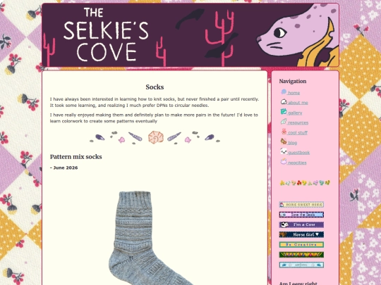 art/socks screenshot