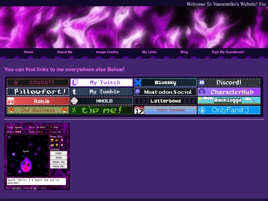 links screenshot