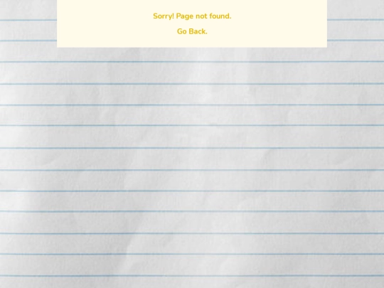not_found screenshot