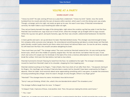 writing/party screenshot
