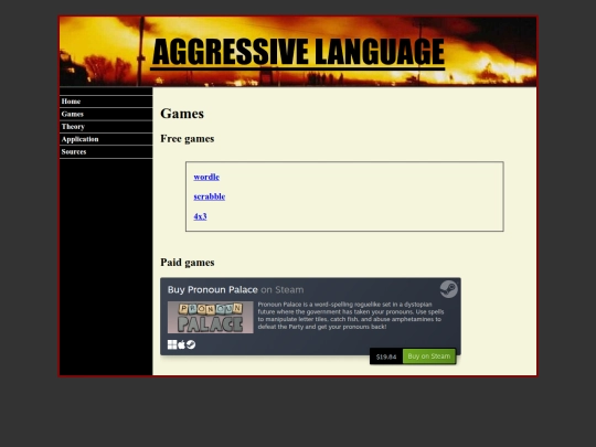 games screenshot