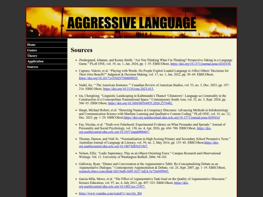 sources screenshot