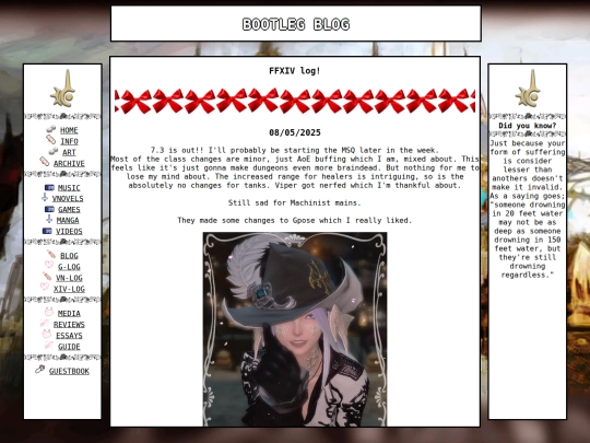 XIVlog screenshot