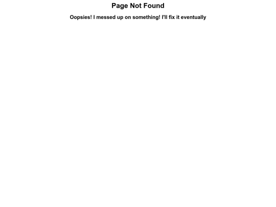 not_found screenshot