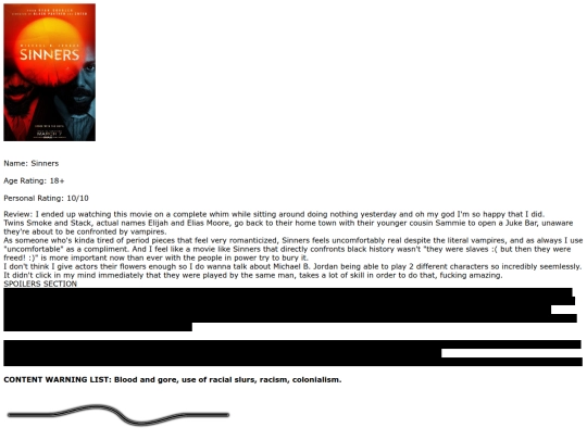 prevmoviereviews screenshot
