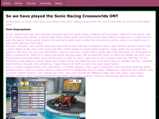 Interests/Crossworlds screenshot