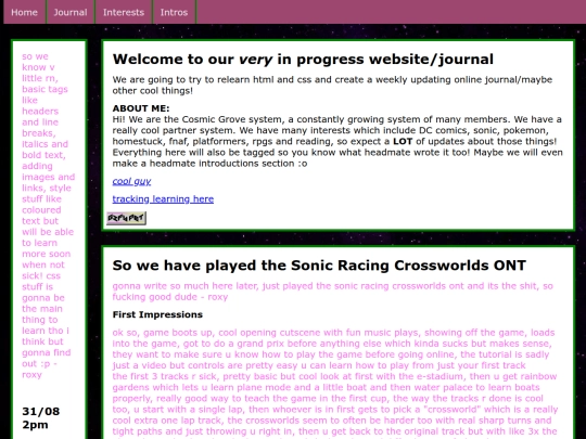 test screenshot