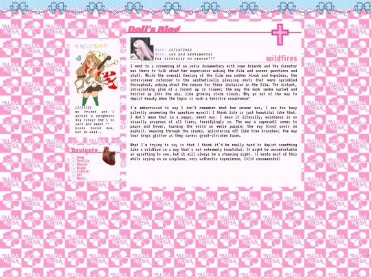 blog screenshot