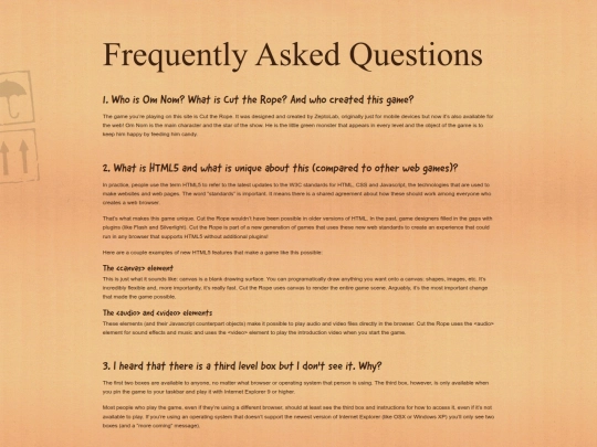 CutTheRope/cuttherope.ie9/faq screenshot