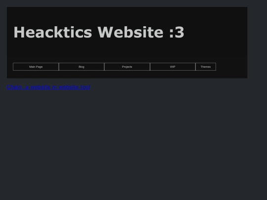 Pages/Misc/Projects screenshot