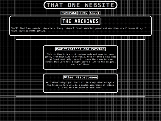 archive screenshot