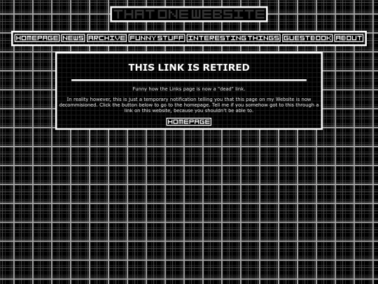 links screenshot