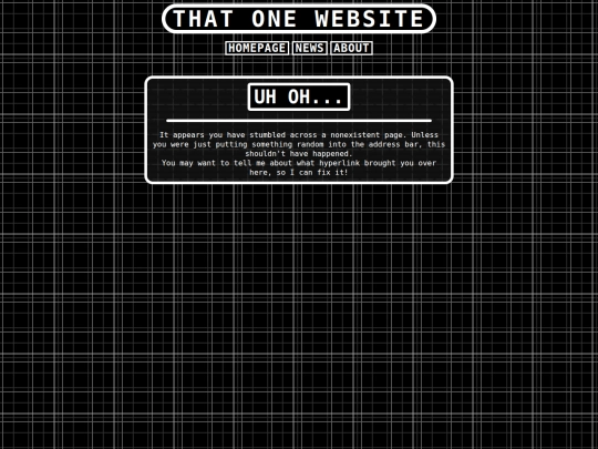 not_found screenshot